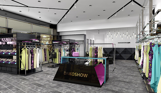 大伽秀女裝店面裝修案例